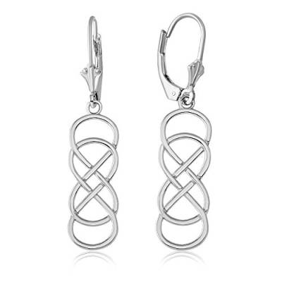 925 Sterling Silber Doppelt Unendlichkeit Damen & Kinder Ohrringe Set von Kleine Schätze