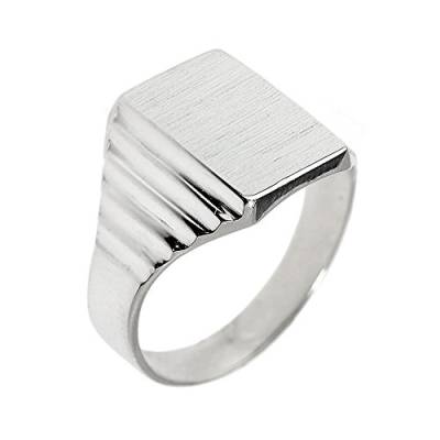 Herren Ring/Verlobungsring/partnerring 925 Sterling Silber gravierbare Zeichenet Siegelring Ring von Kleine Schätze