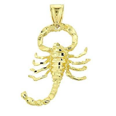 Kleine Schätze - 9 Karat Gold Skorpion Anhänger von Kleine Schätze