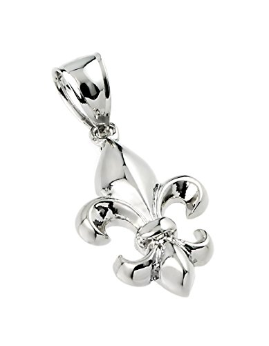 Kleine Schätze - 925 Sterling Silber Fleur-de-Lis-Anhänger von Kleine Schätze