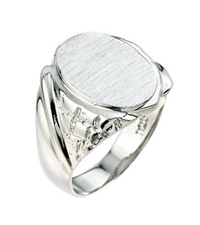 Kleine Schätze Herren Ring/Verlobungsring/partnerring 925 Sterling Silber Zeichenet Siegelring Ring von Kleine Schätze