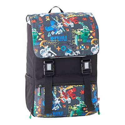 LEGO Unisex Kinder Ninjago Schule ausziehbar Schulrucksack, Mehrfarbig von LEGO