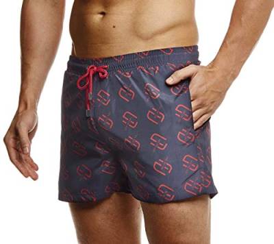 Leif Nelson Herren Sommer Badeshorts mit Taschen Männer Badehose Schwimmshorts Herren Schwimmhose-Beachshorts Jungen Strand Shorts Kurze Hosen Cargo Bermuda Chino LN92500 Blau XX-Large von Leif Nelson