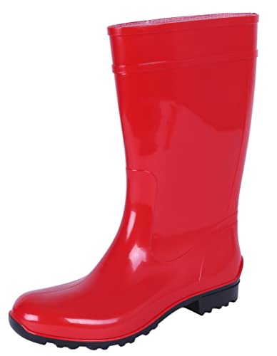 LEMIGO Damen Gummistiefel Regenstiefel ILSE (36, rot) von LEMIGO