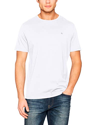 LERROS Herren LERROS Herren Rundhals T-Shirt T-Shirt,,per pack Weiß (White 100),Medium von LERROS