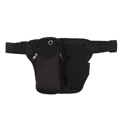 Laufgürtel-Hüfttasche, Große Tasche, Sport-Hüfttasche, Wasserdicht, Verstellbarer Bund für Laufen Im Freien (Black) von LJCM