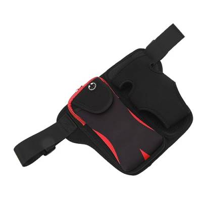 Laufgürtel-Hüfttasche, Große Tasche, Sport-Hüfttasche, Wasserdicht, Verstellbarer Bund für Laufen Im Freien (Rot) von LJCM