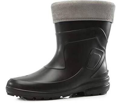 Ladeheid Damen Thermo Eva Gummistiefel federleicht LA-800-2017 (Schwarz/Grau, 36) von Ladeheid