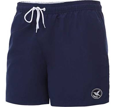 Ladeheid Herren Badehose Badeshorts Beachshorts Schwimmhose LA40-128, XL, Marine/Blau von Ladeheid