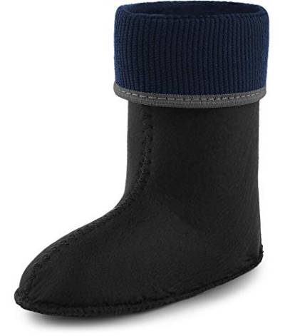 Ladeheid Kinder Mädchen Jungen Wärmende Stiefelsocken für Gummistiefel Innenschuh KL058 (Graphit, 35 EU) von Ladeheid