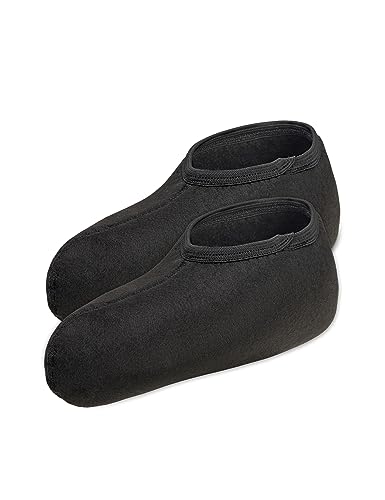 Ladeheid Kinder Stiefelsocken Innenschuh Wärmende Socken für Regenstiefel LA40-251 (Schwarz, 28/29 EU) von Ladeheid