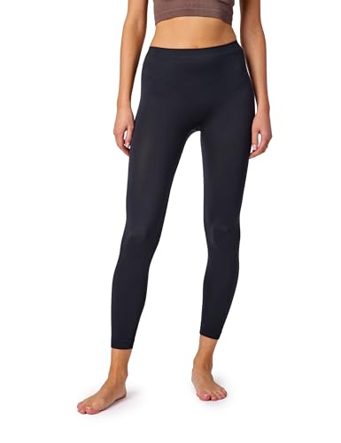 Ladeheid Lange Unterhosen Damen Funktionsunterwäsche Thermounterwäsche für Winter Sport Ski Outdoor Fußball Jogging LA40-261 (Schwarz, L) von Ladeheid