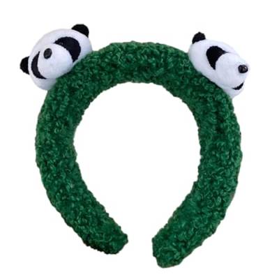 Lovely Panda Cosplay Tier Ohren Kopfbedeckung Halloween Stirnband Cartoon Tier Kopfschmuck Kostüm Zubehör Tier Make-up Haarband von Lamala