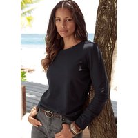 Witt Weiden Damen Langarmshirt schwarz von Lascana