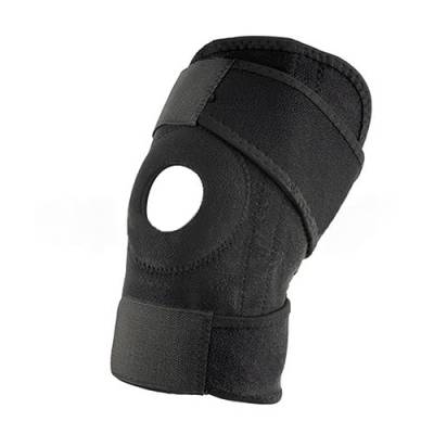 Layhou Sport-Kniebandage, atmungsaktiv und schützend, zum Wandern, Basketball, Radfahren, Laufen – Schwarz von Layhou