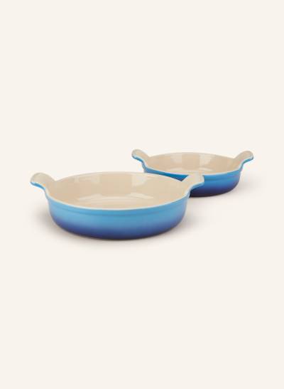 Le Creuset 2er-Set Auflaufformen Tradition blau von Le Creuset