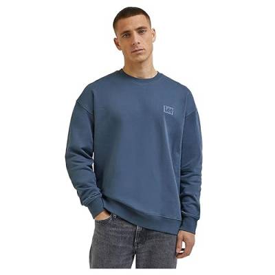 Lee Herren Core Loose Sweatshirt, Blau, M EU von Lee