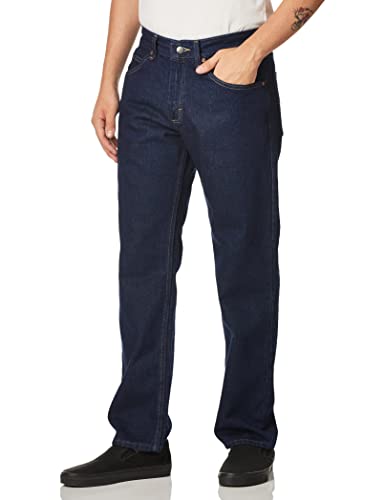 LEE Herren Regular Fit Straight Leg Jeans - Blau - 42W / 34L von Lee