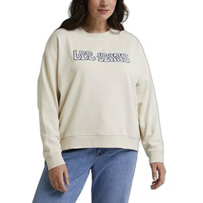 Lee Damen Cropped Sweatshirt, Chiffon, L EU von Lee