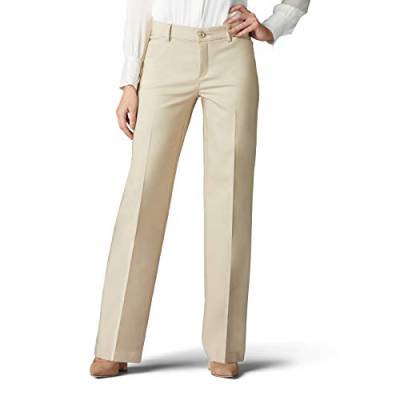 Lee Damen Flex Motion Regular Fit Trouser Pant Unterhose, Bungalow Khaki, 40 von Lee