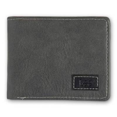 Lee Herren Bifold Wallet Slim Casual Everyday Minimalist Bargeld und Kartenhalter, GRAU von Lee