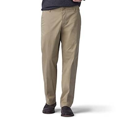 Lee Herren Performance Series Extreme Comfort Straight Fit Pantperformance Hose mit gerader Passform, Original Khaki, 36 W/34 L von Lee