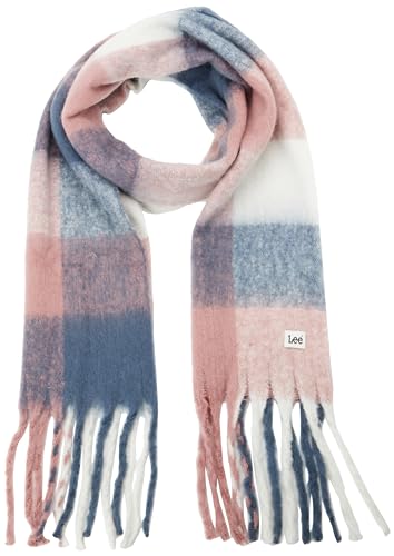 Lee Women's Check Scarf, Pink, One Size von Lee