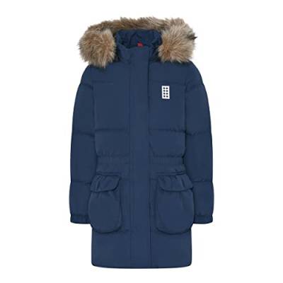 LEGO Wear Unisex Wear Exclusive Mädchen Winterjacke mit Zertifizierter Lwjaselle 702 Daunenmantel, 590, 110 EU von LEGO