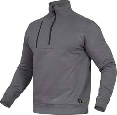 Leib Wächter Flex-Line Troyer Pullover Arbeitspullover (grau, 3XL) von Leib Wächter