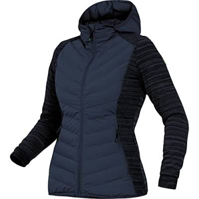 Leibwächter Damen Hybridjacke Winterjacke Übergangsjacke Jacke Casual Line mit Kapuze (44, marine) von Leibwächter