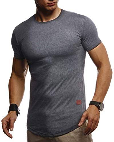 Leif Nelson -T Shirt Herren für Sports & Outdoor | Sportshirt Herren Kurzarm & Slim Fit Tshirt Herren | Teil der Herren Sportbekleidung | Manner T-Shirt | Activewear & Gym Shirt für Herren | LN-8294 von Leif Nelson