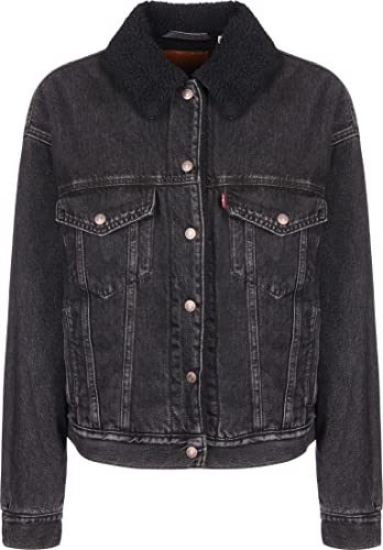 Levi's Damen 90s Sherpa Trucker Jacke, Are You Afraid Of The Dark, XS von Levi's