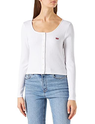 Levi's Damen Long-Sleeve Rach Top, White +, XXS von Levi's