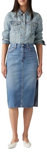 Levi's Damen Side Slit Skirts, Artist Divided, 25 von Levi's