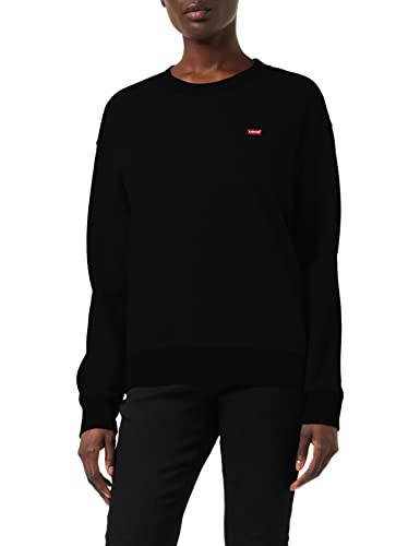 Levi's Damen Standard Crew Sweatshirt,Caviar,S von Levi's