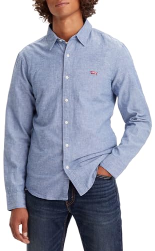 Levi's Herren Ls Battery Hm Slim Shirt, Navy Peony, L EU von Levi's