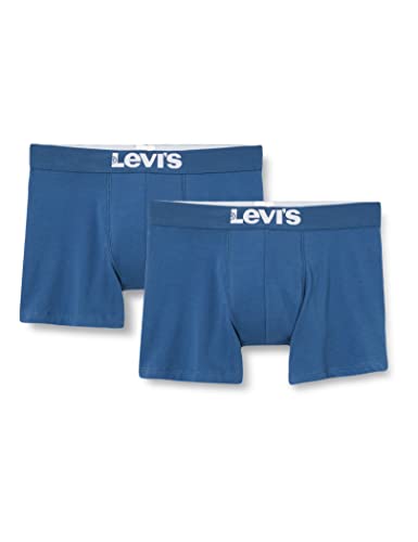 Levi's Herren Solid Basic Boxers Boxer-Shorts, Indigo, M von Levi's