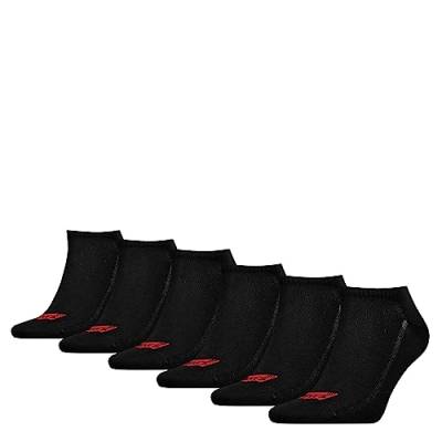 Levi's Unisex Sneaker Socken, Schwarz, 43/46 (2er Pack) von Levi's
