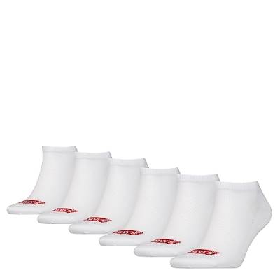 Levi's Unisex Sneaker Socken, Weiß, 43/46 (2er Pack) von Levi's