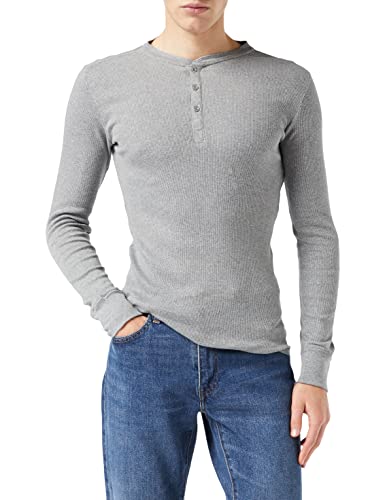 Levi's Men's 300ls Long Sleeve 1p Henley Shirt, Grey, S von Levi's