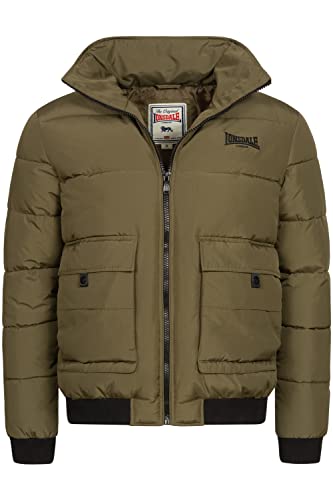 Lonsdale Men's TAYPORT Winterjacke, Olive/Black, XL von Lonsdale