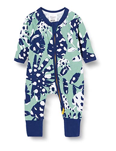 LOVABLE Baby-Jungen La Tutina Zip Kleinkind-Schlafanzüge, Tropicale Verde, 1 Monate von Lovable