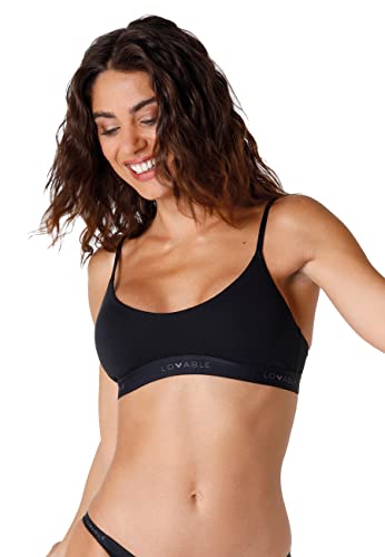 Lovable BH Crop Top Originals Damen , Schwarz , L von Lovable