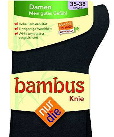 Lovable Nur Die Bambus Damenkniestrumpf anthrazitmel, 39-42 von Lovable