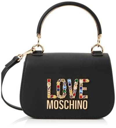 Love Moschino Damen Handtasche, Schwarz Handtasche, Schwarz von Love Moschino