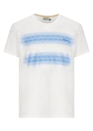 Luis Trenker Herren T-Shirt Luthiago mit Ethno Print, Farbe:weiß, Größe:L von Luis Trenker