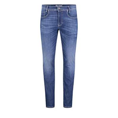 MAC Jeans Herren Macflexx Straight Jeans, Deep Blue Vintage Wash, 34W 32L EU von MAC Jeans