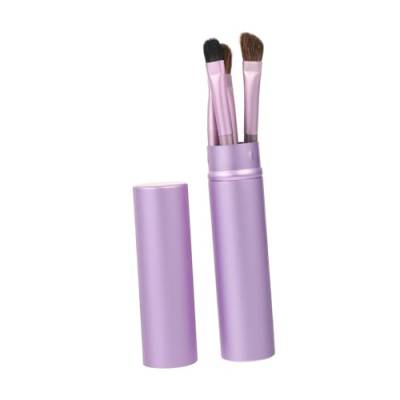 MAGICLULU 20 Stk Lidschattenpinsel Aus Rosshaar Flacher Make-up-pinsel Lidschatten-make-up-pinsel Schminkpinsel Für Mischpinsel Anzüge Hölzern Violett Lippenbürste Damen von MAGICLULU