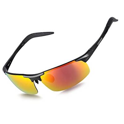 MIAROZ Sonnenbrille Herren Polarisiert,Sportbrille herren Fahrer Brille für Wandern Motorradfahren Golfen Und Fischen UV400 Schutz von MIAROZ