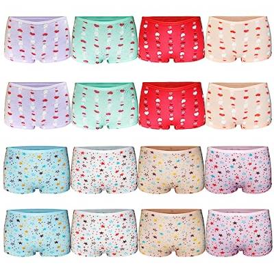 6/8/12/16er Pack Mädchen Hipster Pantys Boxershorts Unterwäsche Unterhosen Retro Pants Schlüpfer bunt 10014 (as3, Age, 12_Years, 14_Years, Regular, 16er Pack Baumwolle Modell 1) von MRCC